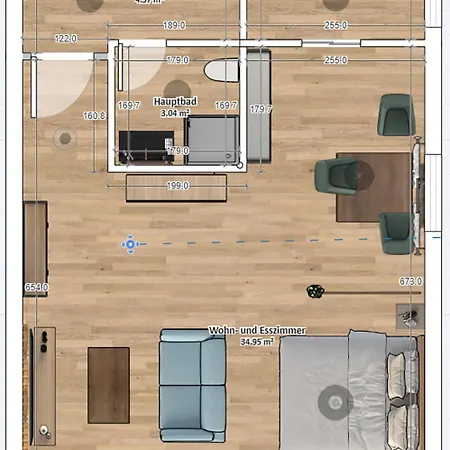 公寓 Madison Homes 50 Qm In Mit Balkon, Bergblick, Parkplatz, Zentral Gelegen
