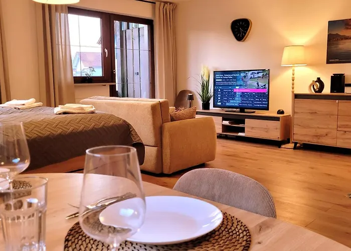 Madison Homes 50 Qm In Mit Balkon, Bergblick, Parkplatz, Zentral Gelegen * Prien am Chiemsee